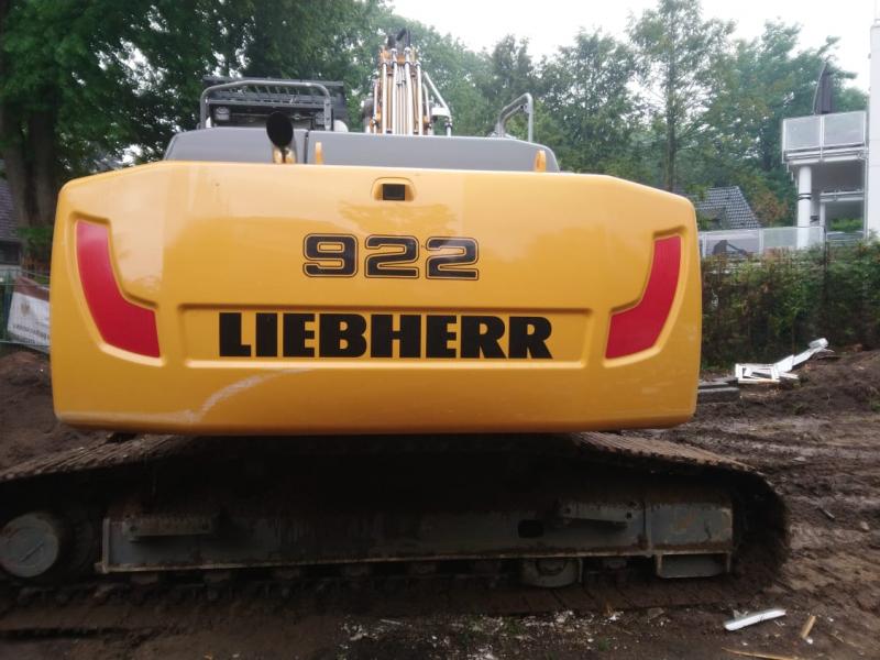 Bagger von hinten